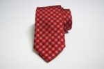 Jacquard Ties color story red silk 100% classic design COD.N035