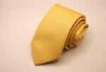 Jacquard Ties color story yellow silk 100% flower design COD.N028