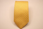 Jacquard Ties color story yellow silk 100% flower design COD.N028 - Image 2