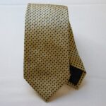 Cravatta Jacquard color story giallo micro disegno seta 100% COD.N030