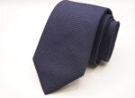 Jacquard ties Diamantino Unicolor Dark Blue 100% silk COD.101-NY