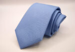 Jacquard ties Diamantino Unicolor Light Blue 100% silk COD.201-SK