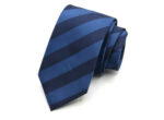 Jacquard ties Pari Pari Blue Clear/Blue Navy 100% silk COD.080-NY