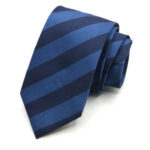Jacquard ties Pari Pari Blue Clear/Blue Navy 100% silk COD.080-NY