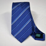 Jacquard ties Avion stripe design 100% silk COD.N120