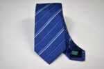 Cravatta Jacquard fondo Avion disegno riga seta 100% COD.N120