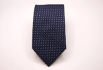 Cravatta Jacquard disegno classico Blu/Azzurro seta 100% COD.N151 - immagine 2