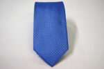 Jacquard Ties pin point Light Blue Blue silk 100% made in Italy COD.N077 - Image 2
