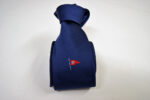Jacquard ties under knot Blue background 100% silk COD.SN002 - Image 2