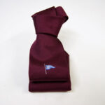 Jacquard ties under knot Bordeaux background 100% silk COD.SN001