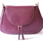 Unicolor Bag Leather Bordeaux 29x19x7 100% Leather Made in Italy COD.515B