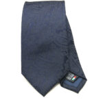 Unicolor Ties Cashmere Design Blue 100% silk COD.CU007 - Image 2