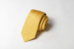 Jacquard ties Saglia Unicolor Yellow 100% silk COD.104-PR