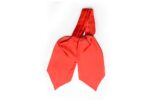 Andrews-Ties-Ascot-Tinta-Unita-Solid-Color-Rosso-Red-COD.AU001