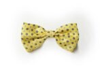 Andrews-Ties-Papillon-Fantasia-Fantasy-Bow-Tie-Fondo-Giallo-Yellow-Background-Disegno-Fiore-Flower-Design-COD.PG001