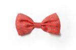 Andrews-Ties-Papillon-Fantasia-Fantasy-Bow-Tie-Fondo-Rosso-Red-Background-Disegno-Fiori-Flower-Design-COD.PRS001