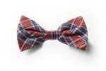Andrews-Ties-Papillon-Scozzese-Scottish-Bow-Tie-Fondo-Rosso-Red-Background-COD.PS003