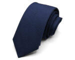 Cravatta Extralunga Tinta Unita Diamantino Blu navy seta 100% Made in Italy COD.CXU005